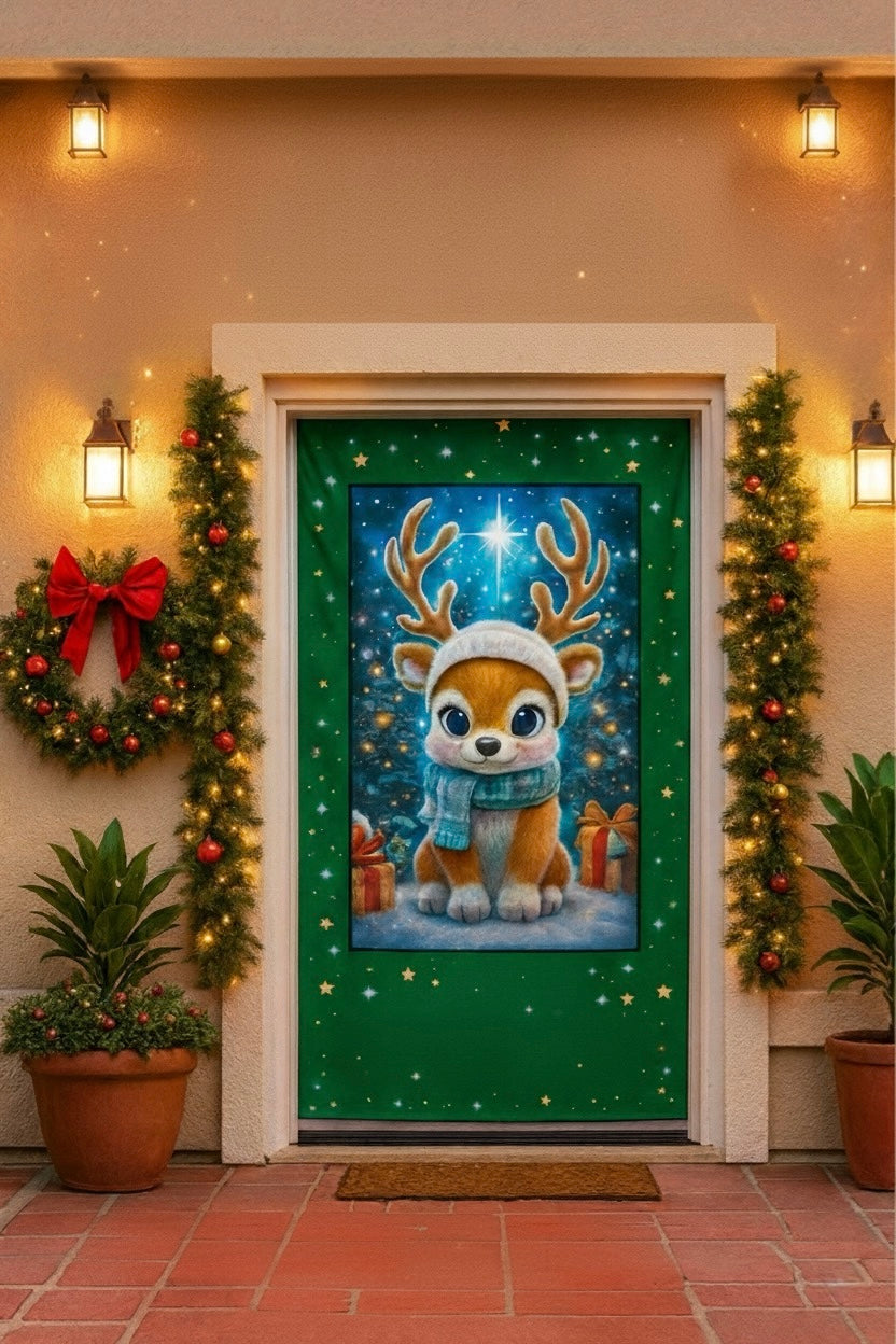 FUNDA NAVIDEÑA PARA PUERTAS