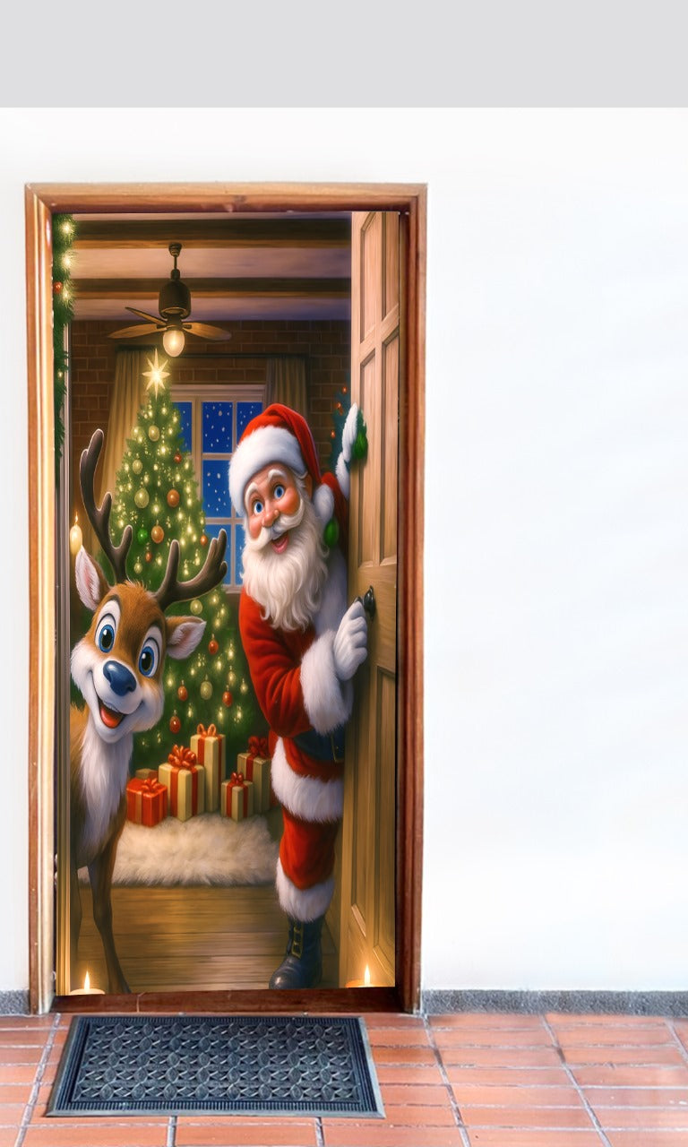 FUNDA NAVIDEÑA PARA PUERTAS