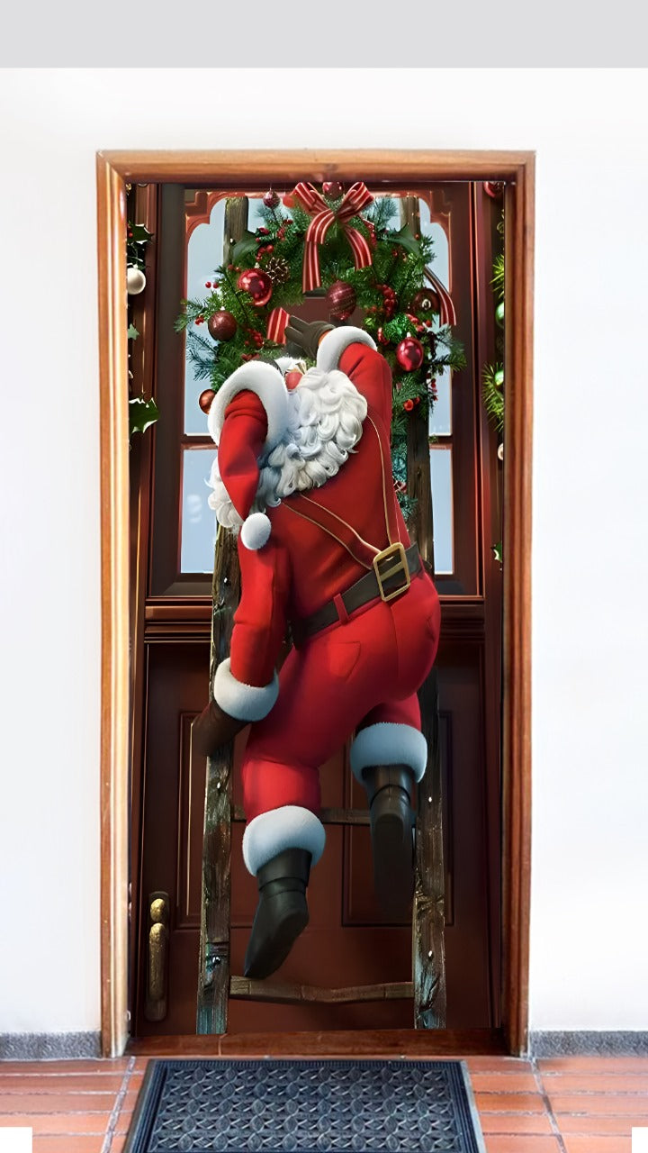 FUNDA NAVIDEÑA PARA PUERTAS